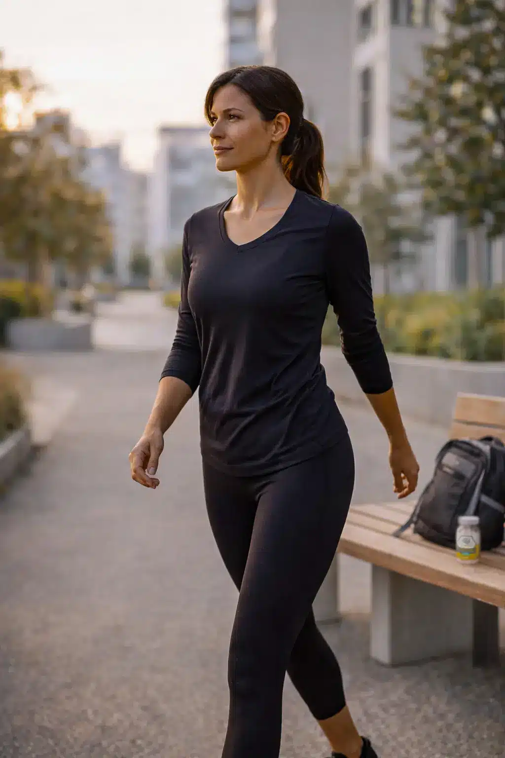Atleta con energía diaria